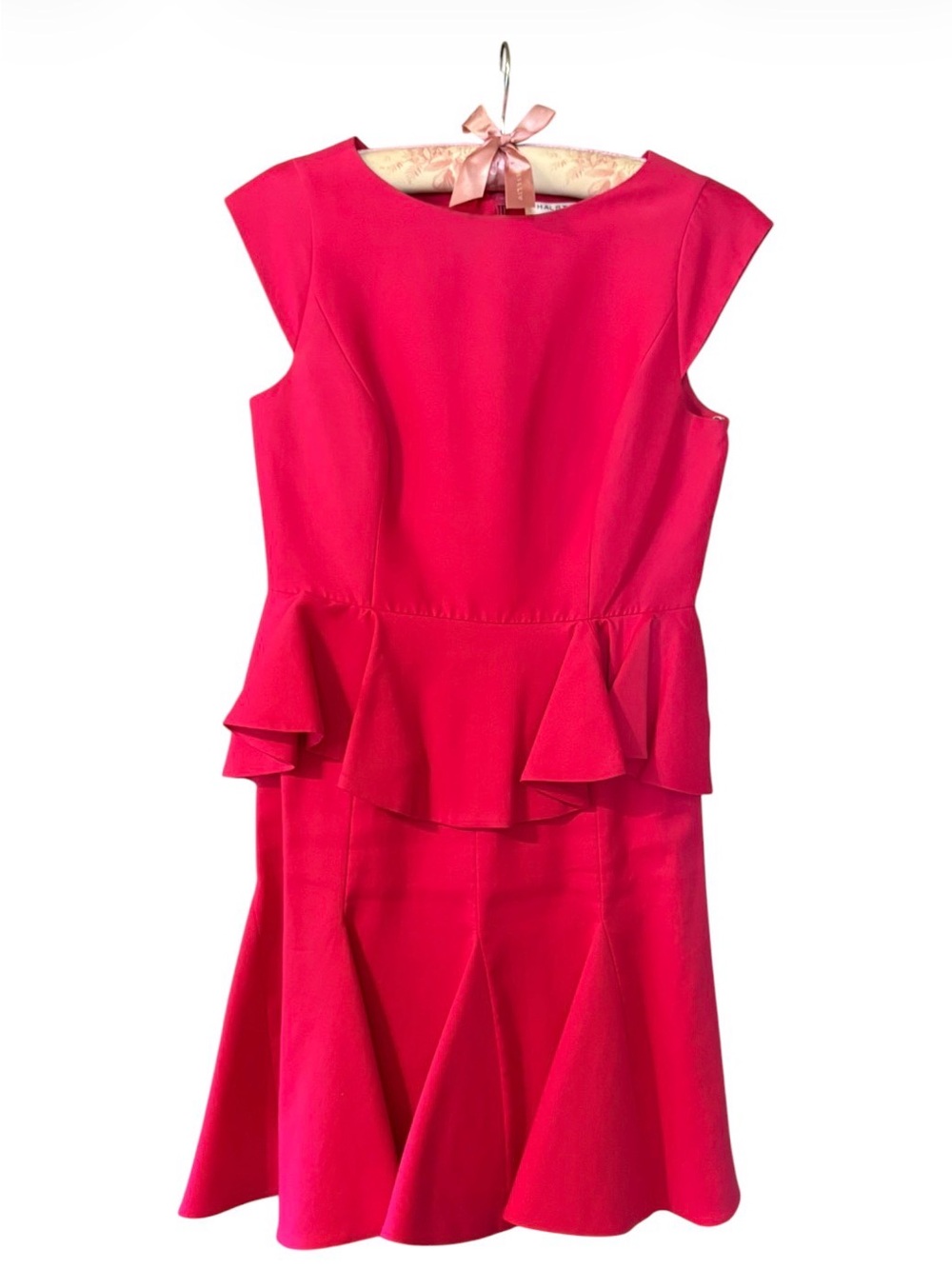 Halston Heritage Pink Coctail dress size 8